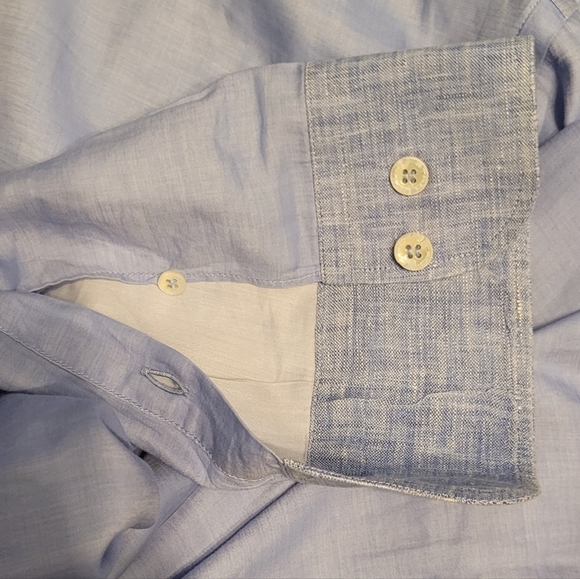 Men's Etro Long Sleeve Cotton Button-down - Picture 3 of 4